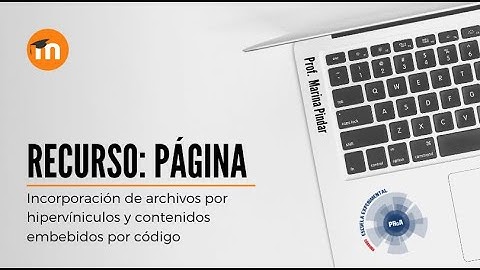 Tutorial 8 - Recurso: Página en Moodle