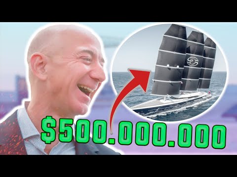 Jeff Bezos' New $500 Million Super Yacht Is UNBELIEVABLE...