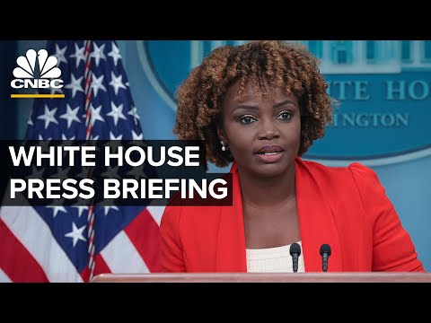 White House press secretary Karine Jean-Pierre holds a briefing with reporters — 08/30/23 Episode cover