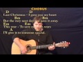 Last Christmas (Wham!) Strum Guitar Cover Lesson in D with Chords/Lyrics