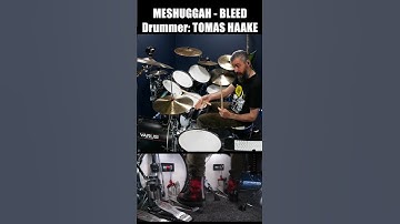 Thumbnail of How to play BLEED - Meshuggah - on drums. Tomas Haake