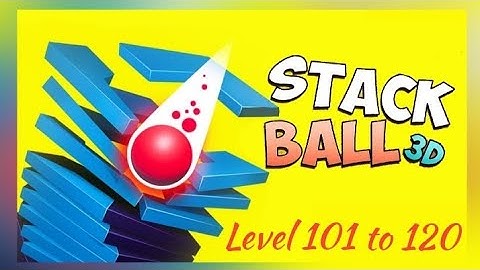 Stack Ball Gameplay - Level 101 to 120 | Crash Platforms | Tiny Toons