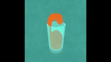 LIQUID IN GLASS / 🍊🥃 #c4d #cinema4d #modelado3d