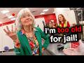 When Entitled Grandmother Realizes The Cameras Caught Everything.