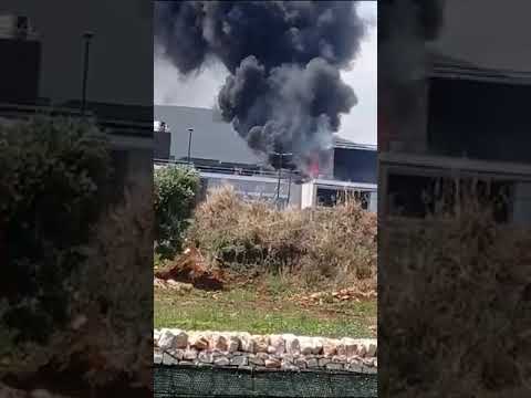 Principio d'incendio nel cantiere del nuovo ospedale Monopoli-Fasano: «Tutto rientrato senza danni»