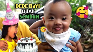 DEDE BAYI SEMBUH dari sakit FLU 🥰 Fiona kasih KEJUTAN ULANG TAHUNNYA NENEK