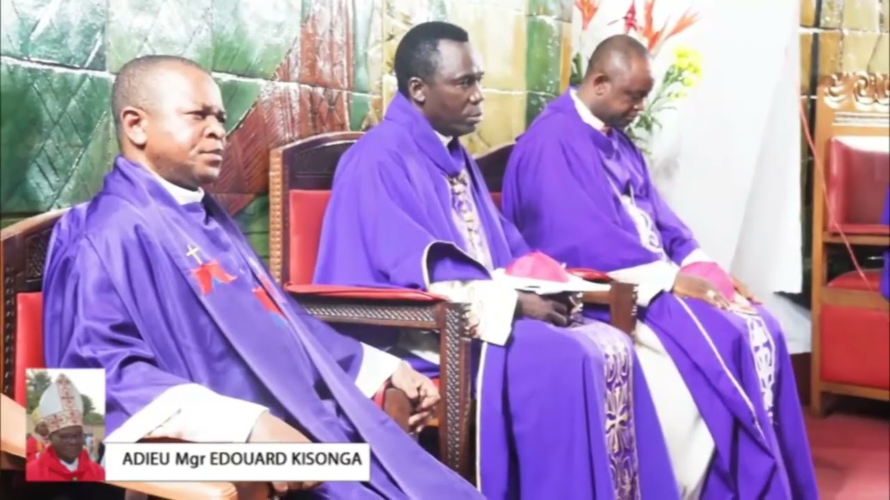 LES OBSÈQUES DE MONSEIGNEUR EDUARD KISONGA MESSE A LA PAROISSE SAINT SACREMENT 