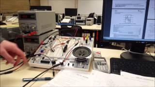 Push-Pull Amplifier powering 8-ohm speaker