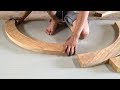 Curved Woodworking | Making A Large Doors From Hardwood | How To, DIY