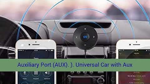 TaoTronics Bluetooth Car Kit, Bluetooth Receiver, Bluetooth 4.2 Hands-Free Audio Adapter (Built-in