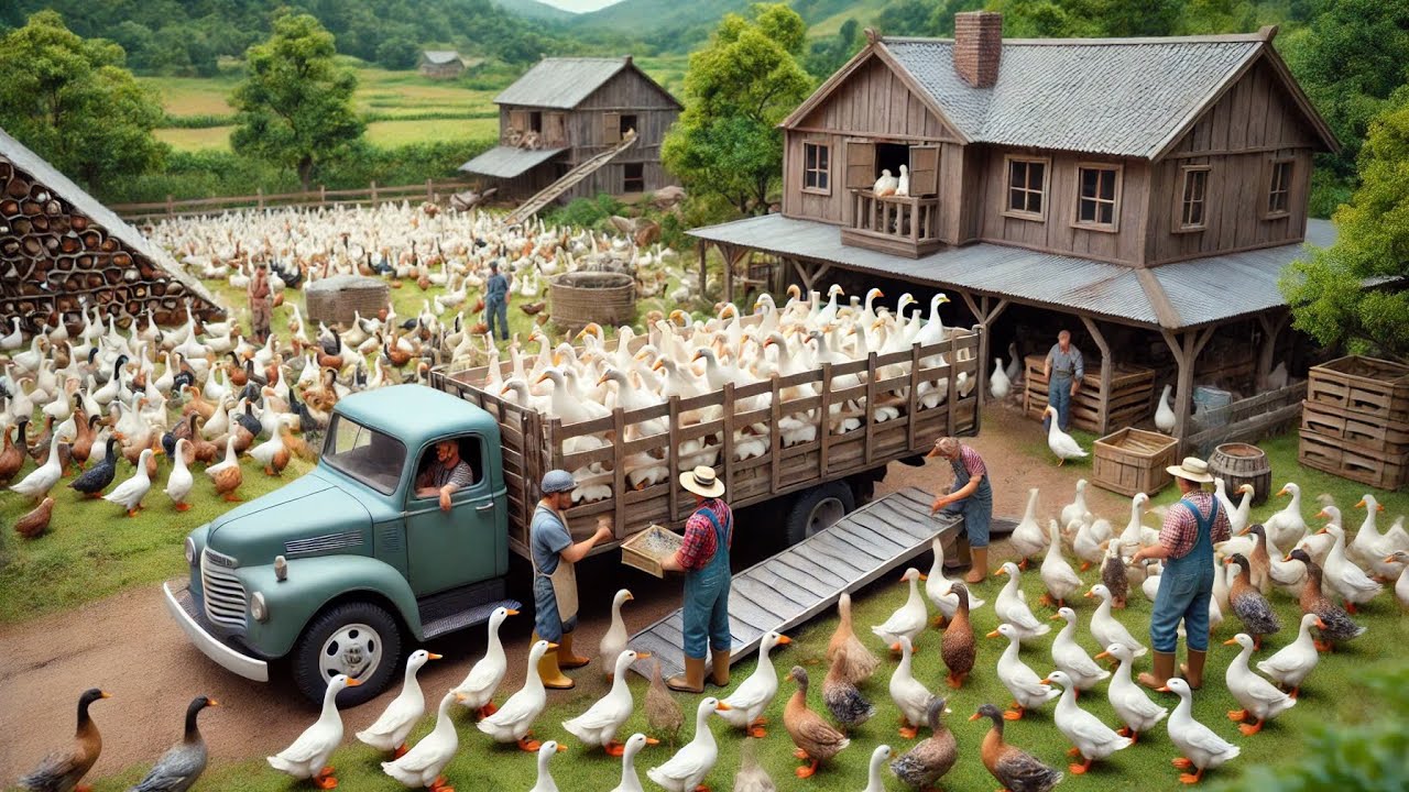 FULL VIDEO 3Days How to Transport Ducks by Truck&Effective Home Duck ...
