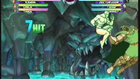 MvC2: Iceman 82% Combo vs Doom [Match Start]