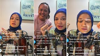 puteri Sarah liyana kata ini sebab dia x bergambar bersama mentua masa menghadiri open house