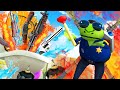 LANZAMOS TODAS LAS ARMAS AL RETRETE | AMAZING FROG