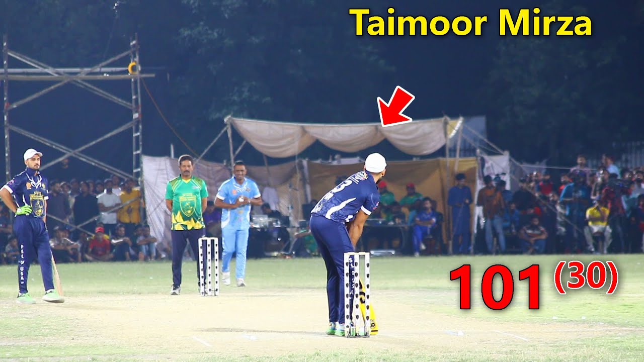 Tamour Mirza Vs Zaheer Kalia 101 Runs Need 30 Balls Best Match in ...