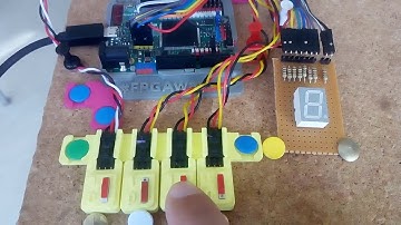 Decodificador BCD a 7 segmentos, con FPGA libre