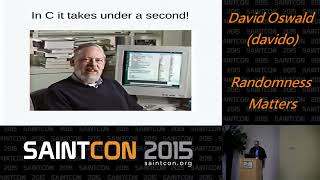 David Oswald - Randomness Matters