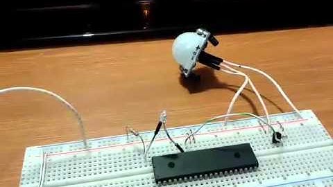 PICC - PIC16F887 + PIR Motion Sensor