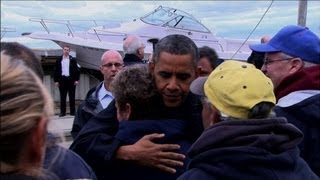 Obama vows to stand with superstorm Sandy victims