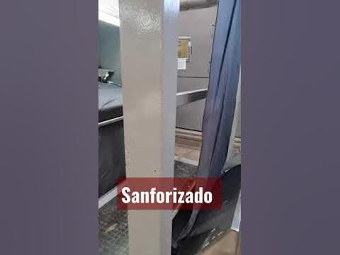 proceso de sanforizado industria textil - YouTube