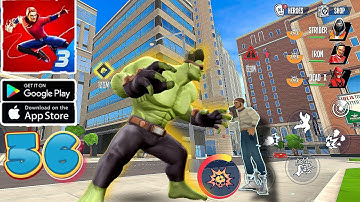 spider man fighter 3 video game Hulk 🧟‍♂️ walkthrough gameplay ios Android part _36