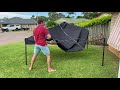 How to put up a canopy by yourself