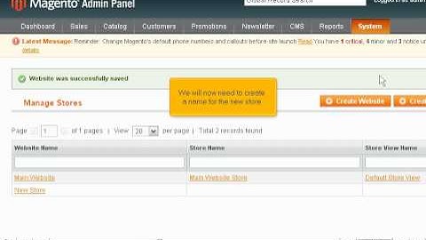 How to manage multiple stores in Magento Commerce - Magneto Tutorial