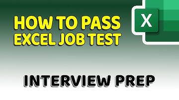How to Pass a EXCEL TEST FOR EMPLOYMENT - Questions and Answers with Solutions