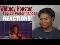 Top 20 Whitney Houston Performances // REACTION!!!