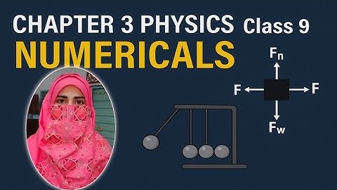 Class 9 Physics Chapter 3 Dynamics | Numericals | New Book 2025