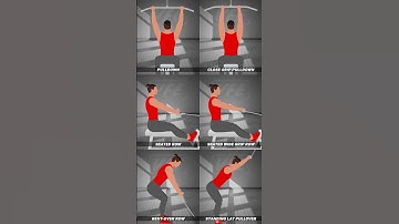 Cable Machine Back Exercises🔥 Save and Use💪