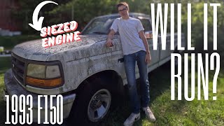 WILL IT RUN? Sitting For Decades, 1993 Ford F150