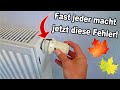 Heizen im Herbst - Vermeide jetzt unbedingt diese typischen Fehler!