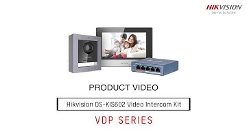 Hikvision DS-KIS602 Video Intercom Kit - Video Door Phone Series