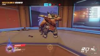 Roadhog Clears the Point with Whole Hog Quadruple Kill, Play of the Game