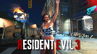 Resident Evil 3 Remake Jill with Kiss this Shirt PC Mod Stream Full Walkthrough