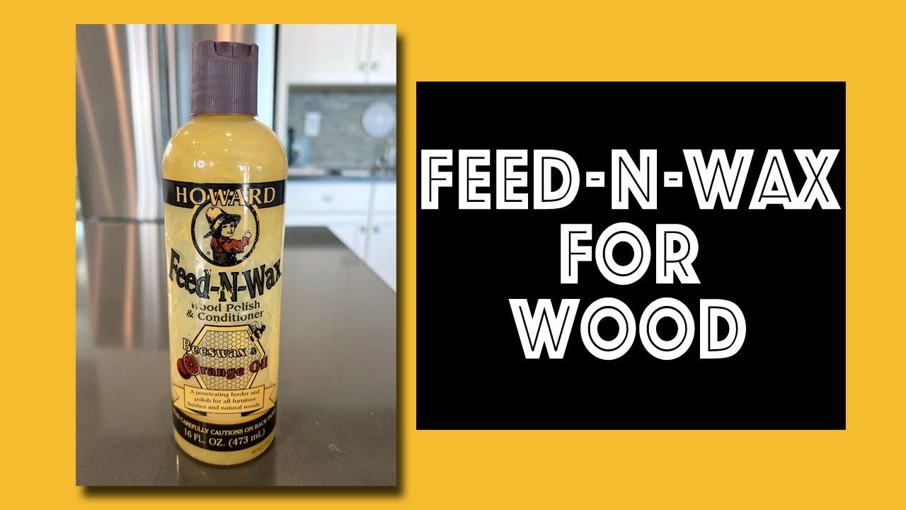 Howard Feed and Wax Wood Polish and Conditioner 16 oz.