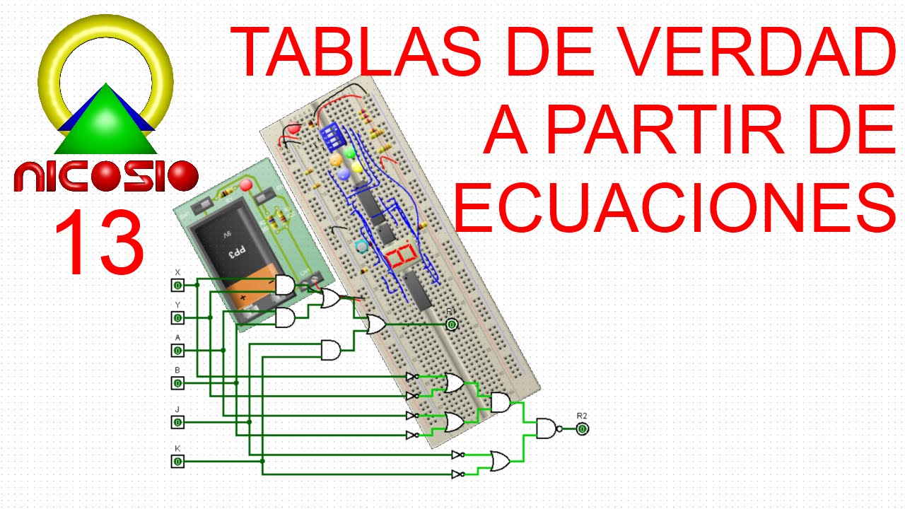 Circuitos Digitales 13 Tablas De Verdad A Partir De Ecuaciones Youtube