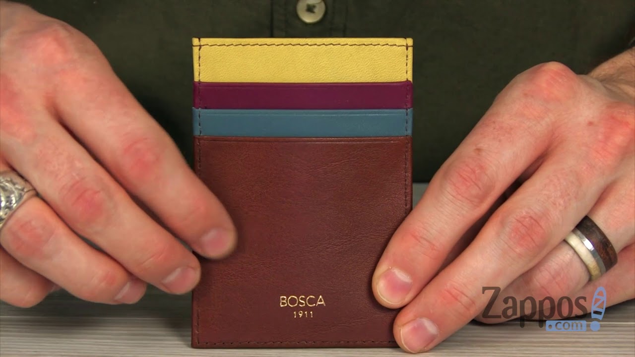 Bosca Deluxe Front Pocket Wallet