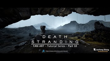 Procedural Death Stranding Fan Art Landscape Tutorial Completed Series with Houdini and UE4 Part 10