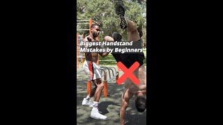 Handstand Mistakes that Beginners Make (ft Austin Dunham)