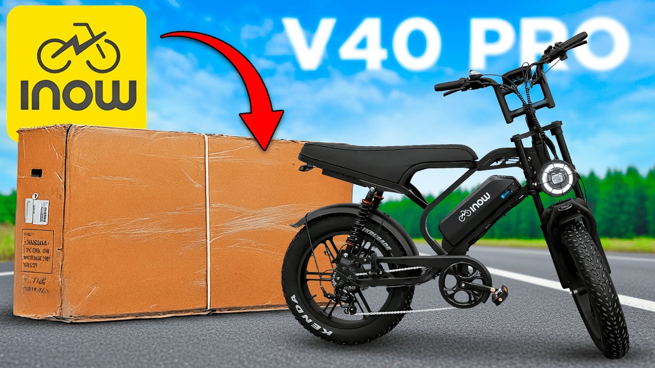 Bicicleta Elétrica Inow V40 PRO, A Versão Melhorada da V20!