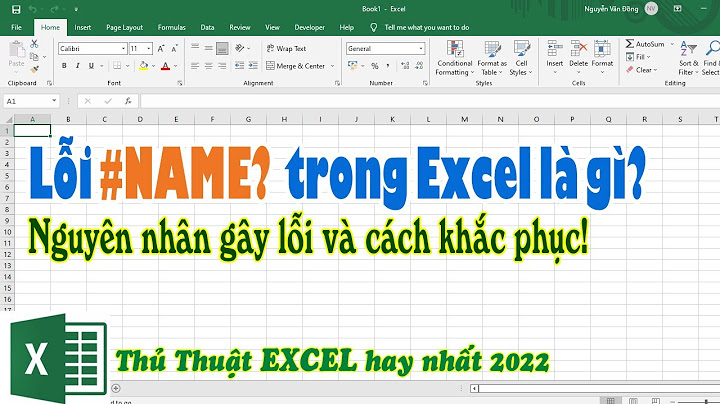 Xử lý lỗi tên bảng tính chưa được xử lý