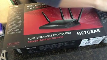 Nighthawk X4S AC2600 Smart WiFi Router Unboxing