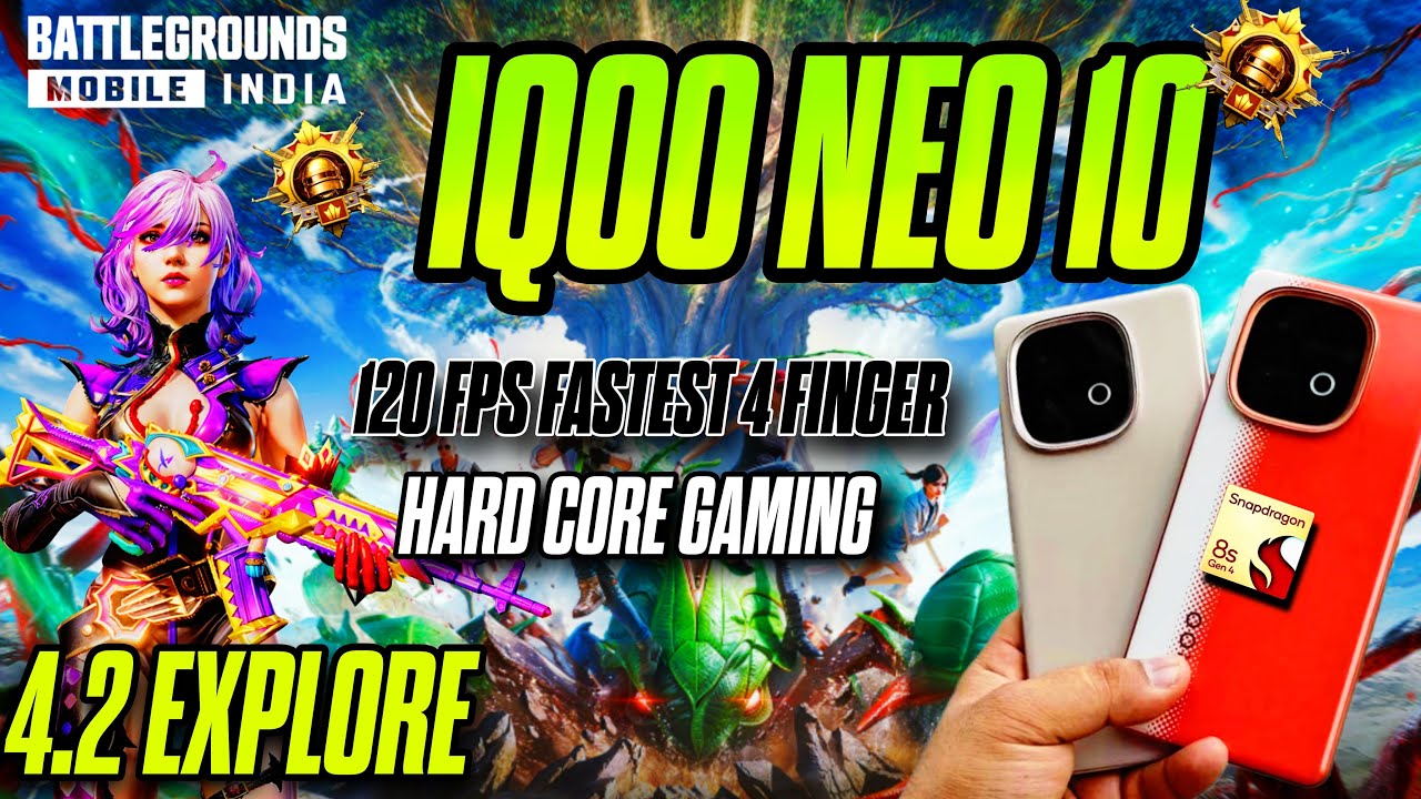 Finally 4.2 Update BGMI | IQOO NEO 10 120 FPS GAMEPLAY TEST | WITH ORIGIN OS 6