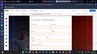 Wix: Adding Interactive Form