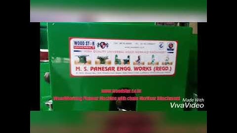 woodworking Universal Multipurpose wood Plainer Machine with Chain mortiser Attachment