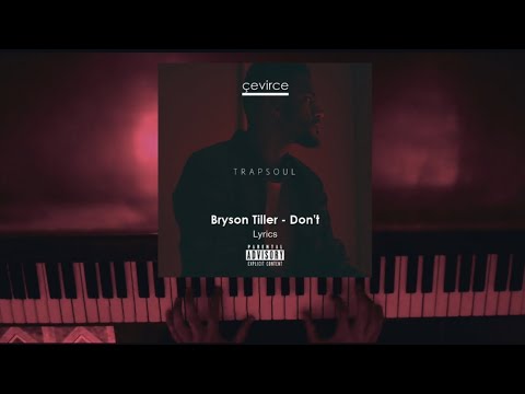 Don't - Bryson Tiller (Piano Cover) - YouTube