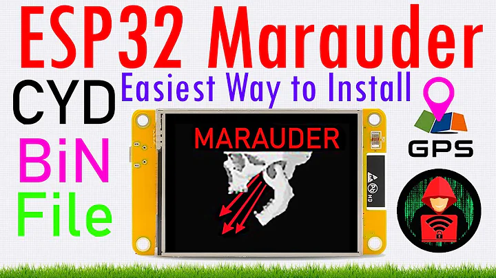 Install Marauder BIN File on LVGL ESP32 Cheap Yellow Display (CYD) – Super Easy 1-Minute Setup!