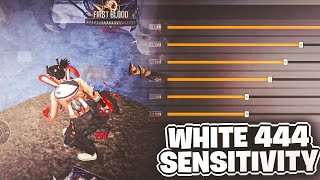 WHITE 444 MODE ⚡⚡ || BEST HEADSHOT SETTINGS ⚙️ SENSITIVITY & DPI FOR POCO X3 PRO 📲 screenshot 2